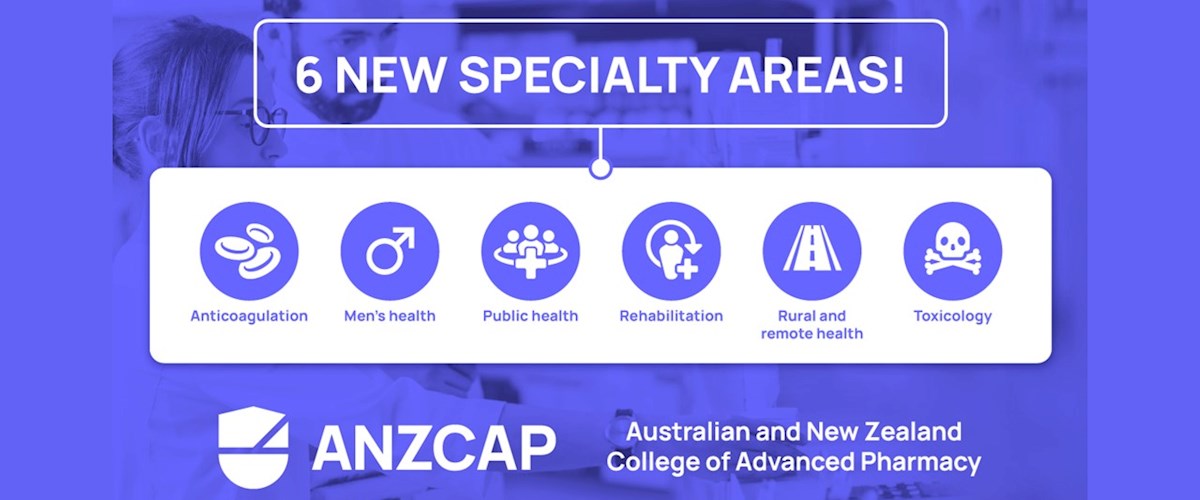 ANZCAP welcomes 6 brand new specialty areas!